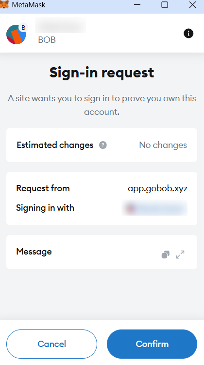 Sign-in request 